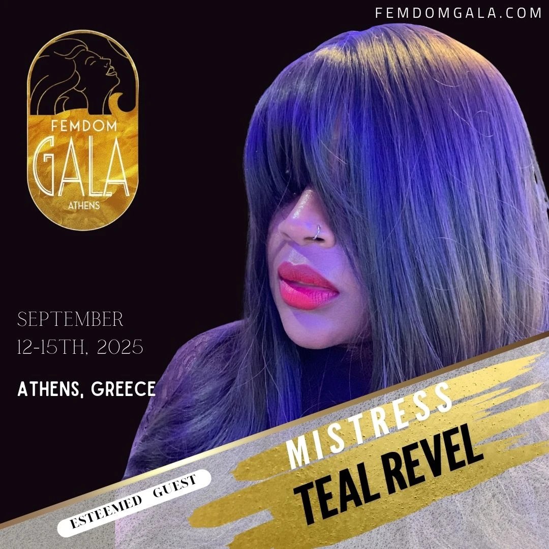 FemDom Gala (@femdomgala) on Twitter photo Some nights are simply unforgettable!
At FemDom Gala, <a href="/TealRevel/">Teal Revel 🥀</a> will join an extraordinary lineup of Women who do not wait for power to be given, they take it.
This event isn't just about attending. It's about stepping into a space where influence, presence, and control define Some nights are simply unforgettable!
At FemDom Gala, <a href="/TealRevel/">Teal Revel 🥀</a> will join an extraordinary lineup of Women who do not wait for power to be given, they take it.
This event isn't just about attending. It's about stepping into a space where influence, presence, and control define