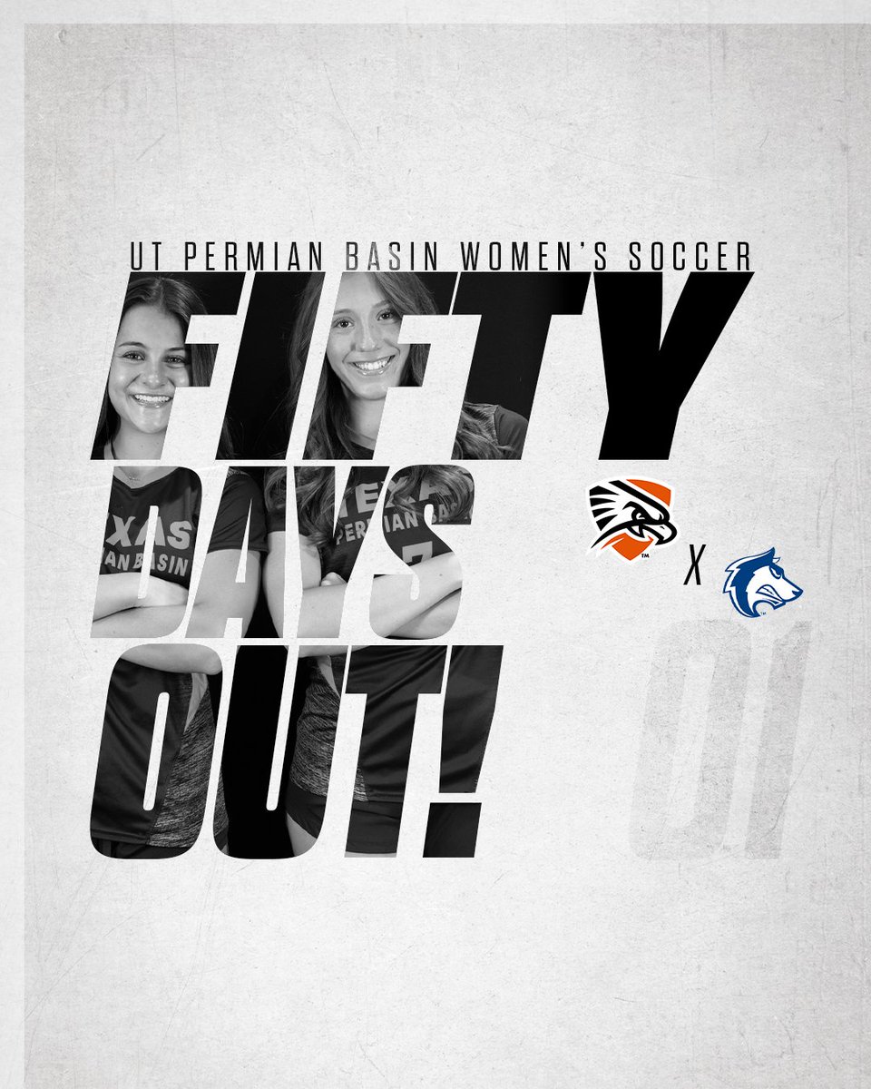 utpbfalcons's tweet image. 📆 50 Days Out!
The countdown is on — just 50 days until the UTPB Women's Soccer team kicks off the season! 🔥⚽
Get ready, Falcon fans. Match Day is coming! 🧡🖤
#FalconsUp #UTPBWSOC #MatchDayCountdown