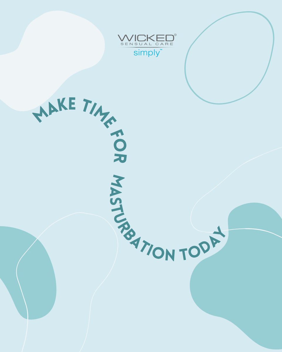 Masturbation = self-care, stress relief, and connection. Make time for you.
 Support your solo sessions at WickedSensualCare.com/products/  #WickedSensualCare #SelfCare