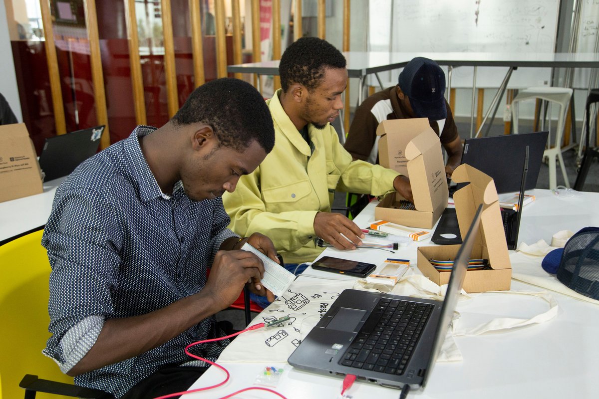 We have been out in Kigali, Rwanda delivering Internet of Things with Raspberry Pi Pico workshops to a most excellent cohort. 

Over the course of two days, participants learnt how to use a Raspberry Pi Pico microcontroller to solve real-world challenges using sensors,