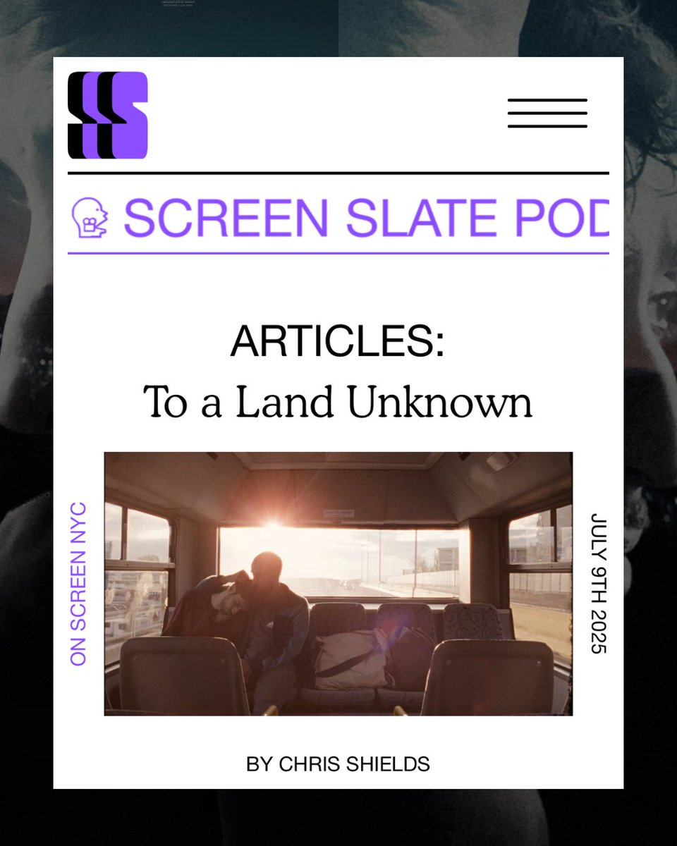 watermelon_pics's tweet image. This review by @ScreenSlate brilliantly breaks down some of the more nuanced creative choices made by TO A LAND UNKNOWN Director, Writer, and Producer Mahdi Fleifel.
The choice to include the words of Mahmoud Darwish set the tone for this incredibly moving and artful film.