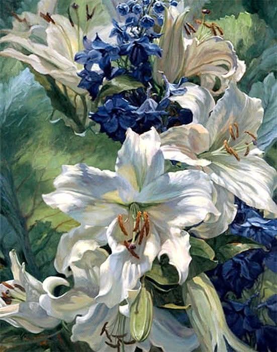 RazaneRayan1412's tweet image. "A noble idea often doesn't need understanding... it needs feeling ".
~Ghassan Kanafani.
🎨 by Kathleen Chaney Fritz,
"Emerging Lilies".