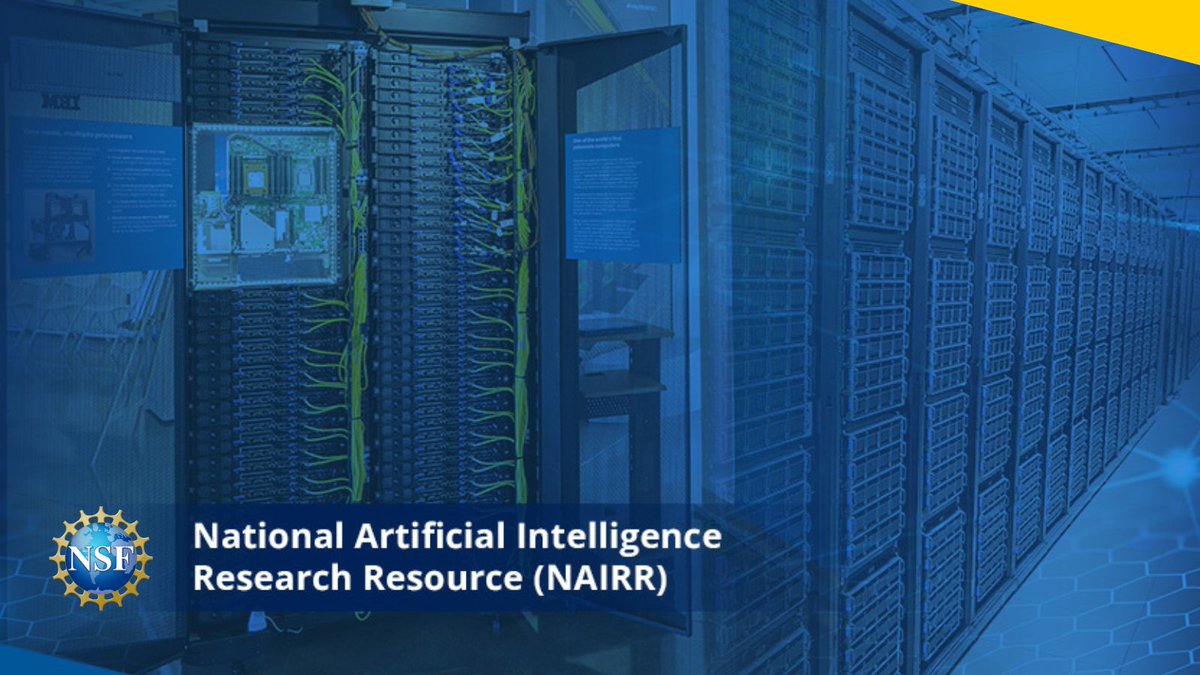 NSF's tweet image. In support of the NSF-led National Artificial Intelligence Research Resource pilot, NSF announces a new partnership with @VoltagePark to match U.S. researchers with high-performance cloud computing resources and expert support to drive AI innovation.
bit.ly/44yhYRP