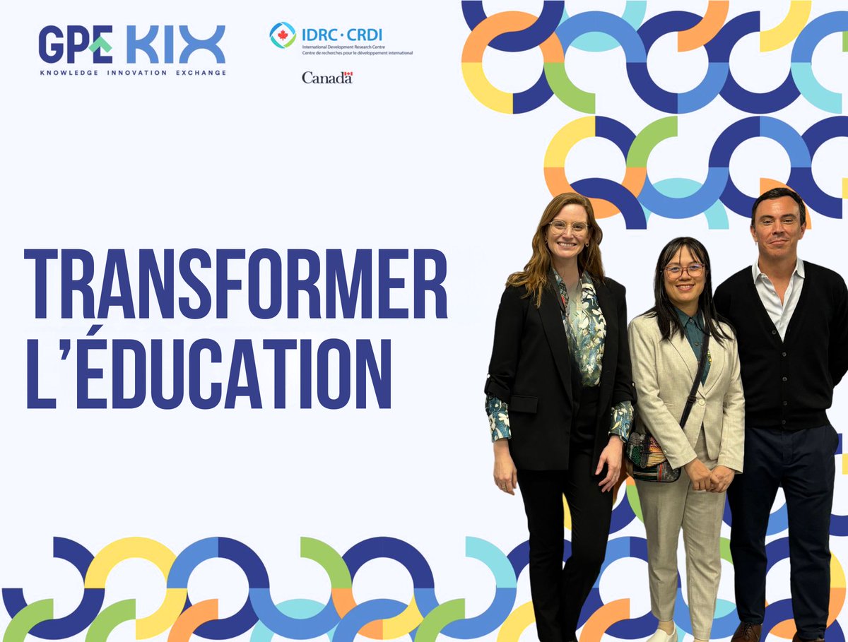 IDRC | CRDI (@idrc_crdi) on Twitter photo 1/ On estime que les personnes les plus proches d’un problème sont les mieux placées pour trouver la solution.
🧵 Un court fil de discussion portant sur ce qui est différent au #GPEKIX et sur nos efforts conjoints avec <a href="/GPforEducation/">Global Partnership for Education</a>. 1/ On estime que les personnes les plus proches d’un problème sont les mieux placées pour trouver la solution.
🧵 Un court fil de discussion portant sur ce qui est différent au #GPEKIX et sur nos efforts conjoints avec <a href="/GPforEducation/">Global Partnership for Education</a>.