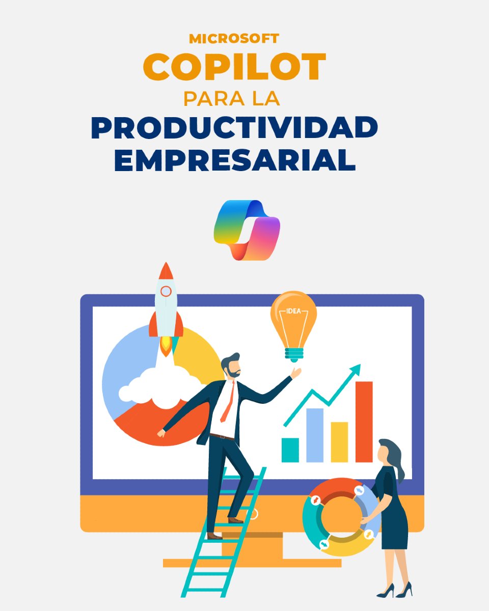 ALESCAProd's tweet photo. Microsoft #Copilot reinventa tu día a día: escribe, resume, organiza y analiza en segundos. La inteligencia artificial que trabaja contigo para hacer más en menos tiempo. https://t.co/70SWKlRlaw