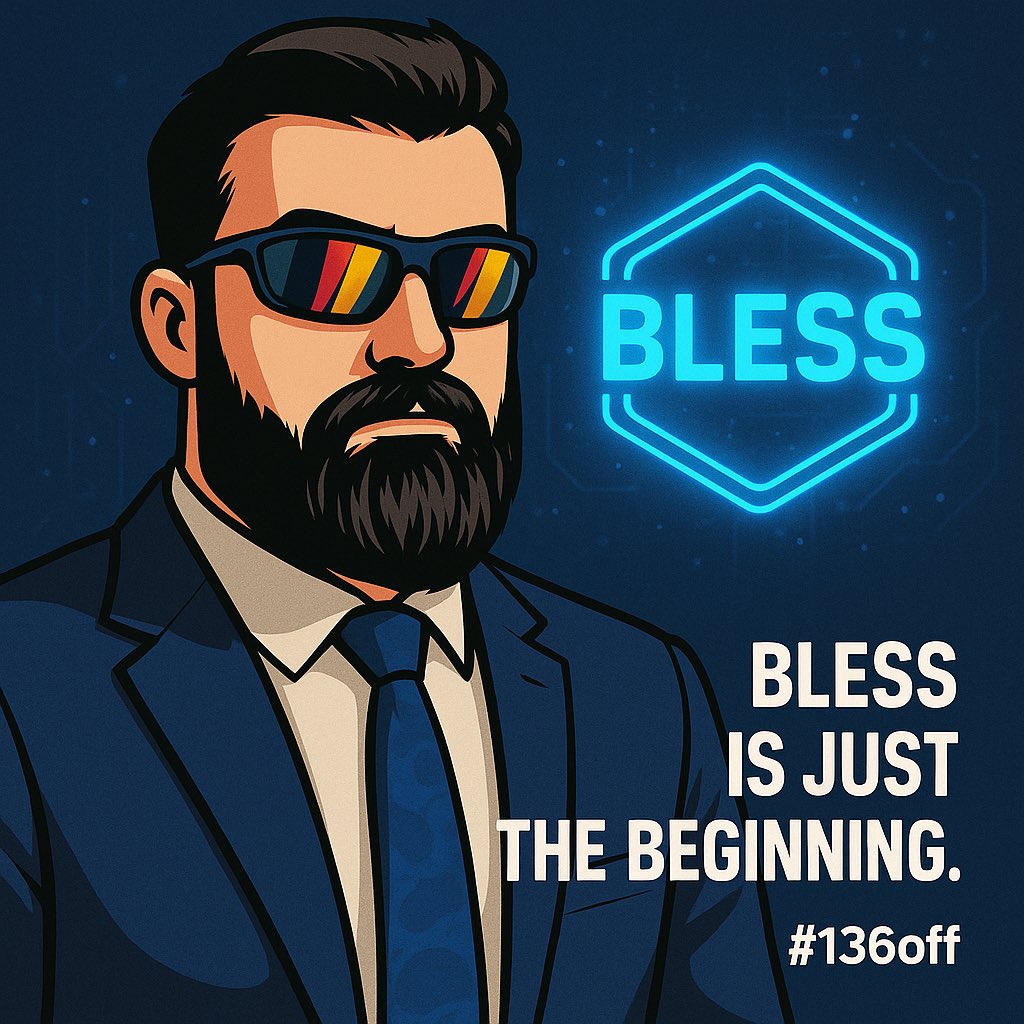 136Off's tweet photo. 🚀 Every great project starts with belief. I’ve joined @theblessnetwork not just to participate, but to lead, to build, and to move the ecosystem forward. Here to dominate the #KaitoLeaderboard. Let’s bless the chain. #136off #Web3 #Crypto #BLESSProject #NFT #Leaderboard https://t.co/ZpCB3DqFNQ
