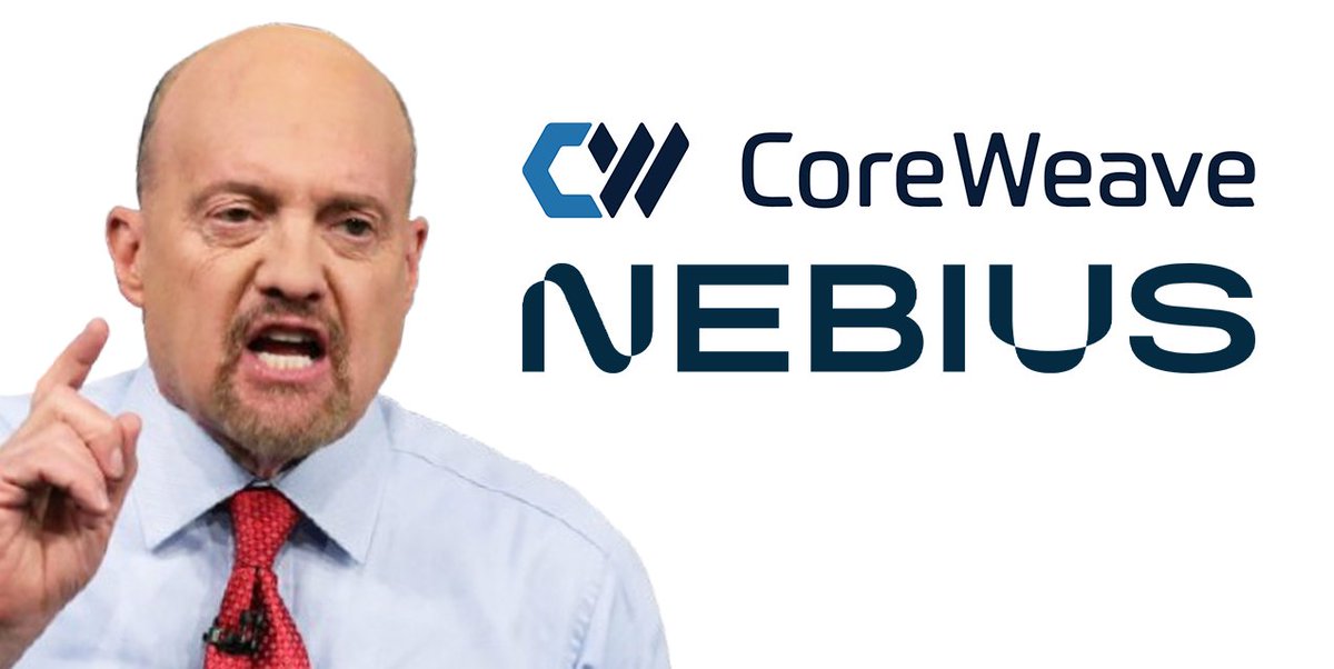 mvcinvesting's tweet image. Yesterday, someone asked Jim Cramer what he thinks about $NBIS.
He said: "Just buy CoreWeave and don't deviate."
Bullish... 😂