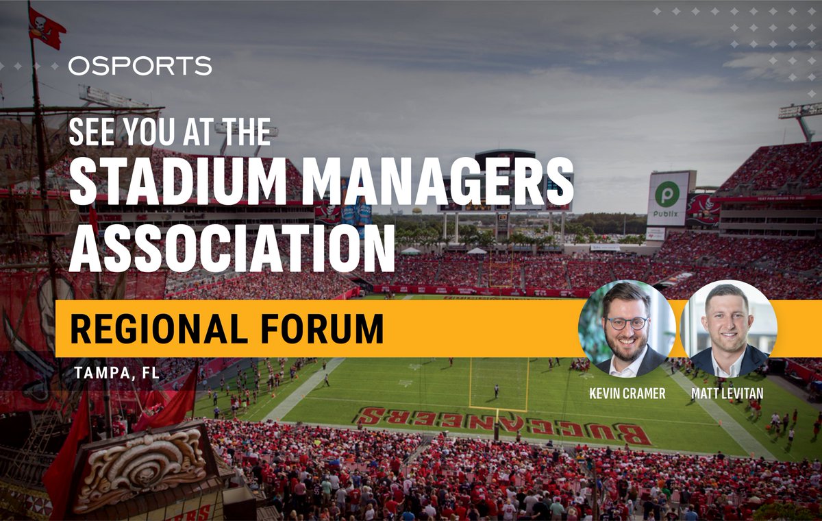 OSPORTS (@osports_) on Twitter photo OSPORTS is heading to the SMA Regional Forum in Tampa!🌴
If you are attending, be sure to catch Kevin Cramer and Matt Levitan at <a href="/RJStadium/">RaymondJames Stadium</a> tomorrow! 🏈
Let’s connect! ⚡🏟️
#OSPORTS #SMA #SportsArchitecture #SportsDesign #VenueDesign #Networking #SportsBiz #VenueInnovation OSPORTS is heading to the SMA Regional Forum in Tampa!🌴
If you are attending, be sure to catch Kevin Cramer and Matt Levitan at <a href="/RJStadium/">RaymondJames Stadium</a> tomorrow! 🏈
Let’s connect! ⚡🏟️
#OSPORTS #SMA #SportsArchitecture #SportsDesign #VenueDesign #Networking #SportsBiz #VenueInnovation