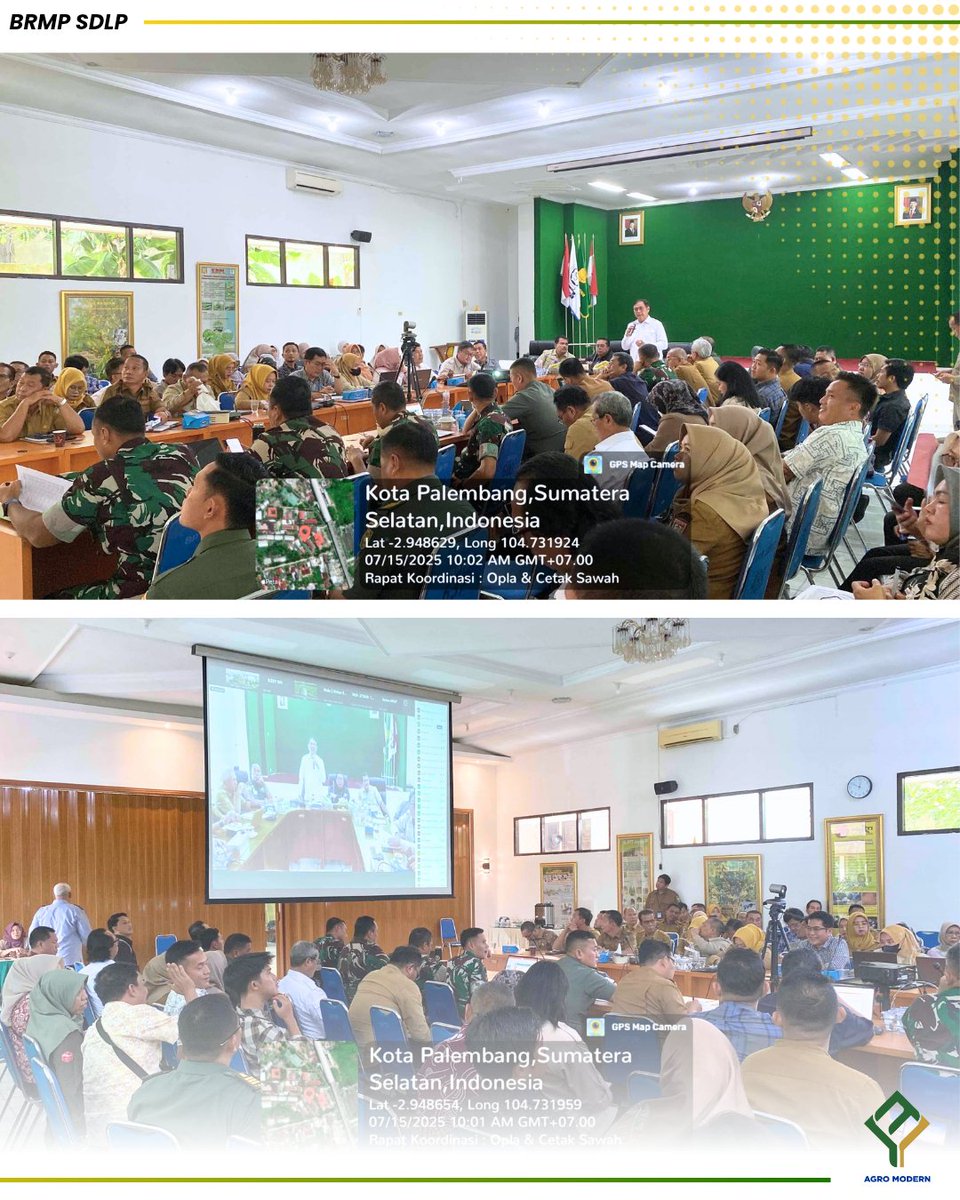 brmpsdlahan's tweet image. Kepala BRMP SDLP menghadiri rapat koordinasi percepatan LTT dan program CSR di Provinsi Sumatera Selatan membahas strategi percepatan peningkatan IP melalui program OPLA dan CSR.   

#kementerianpertanian #brmpkementan #brmpsdlahan