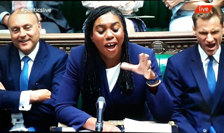 DrSusanDenim's tweet image. It shows how far the Tories have fallen when Kemi Badenoch is even more unpleasant than the arrogant wankers sitting behind her. #pmqs
#PoliticsLive