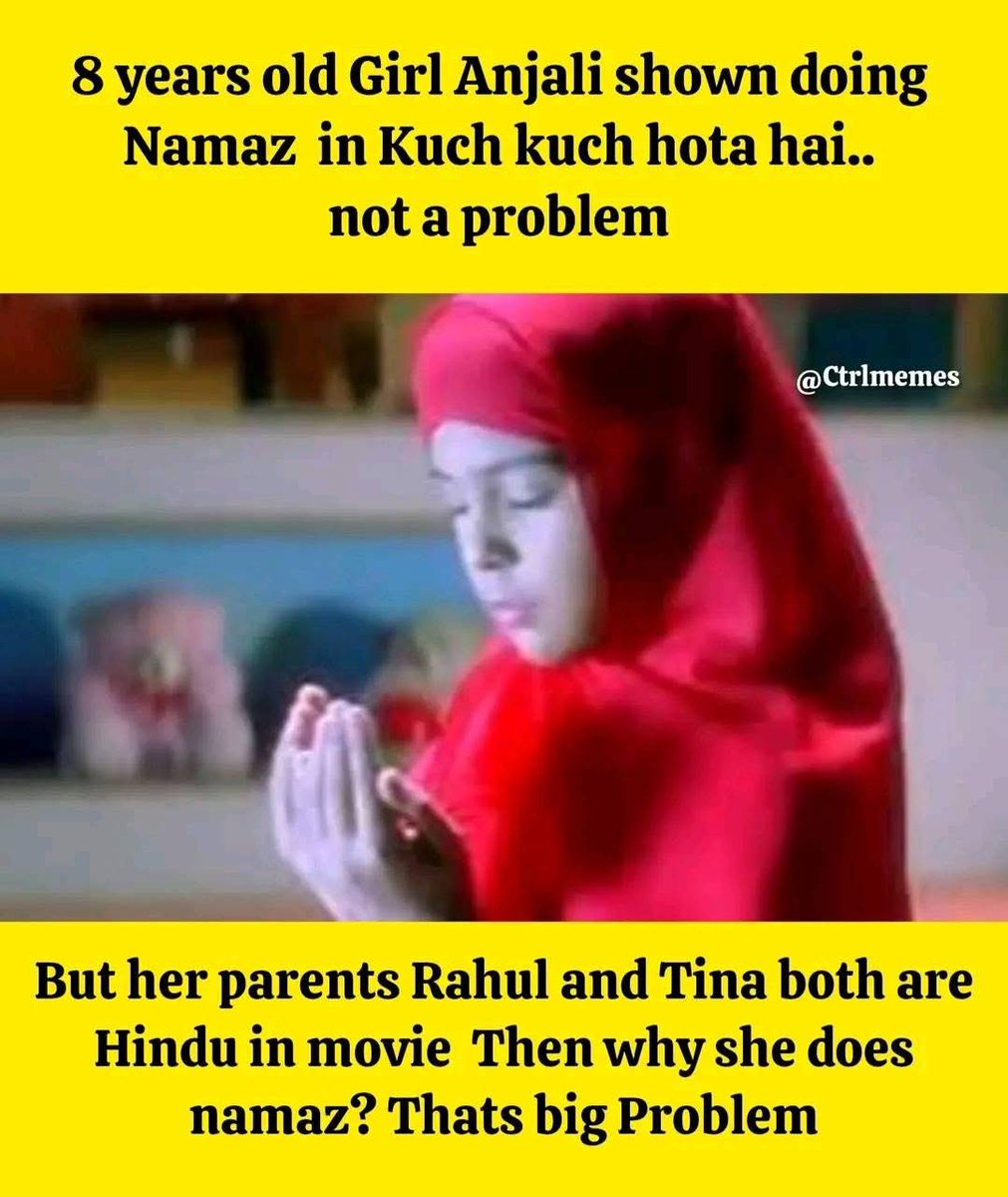 करण जौहर चाहता तो इसको मंत्रों के जाप पर भी बिठा सकता था..

लेकिन बॉलीवुड भांडो को पैसे चुस्लाम फैलाने के मिलते है.. 😑
