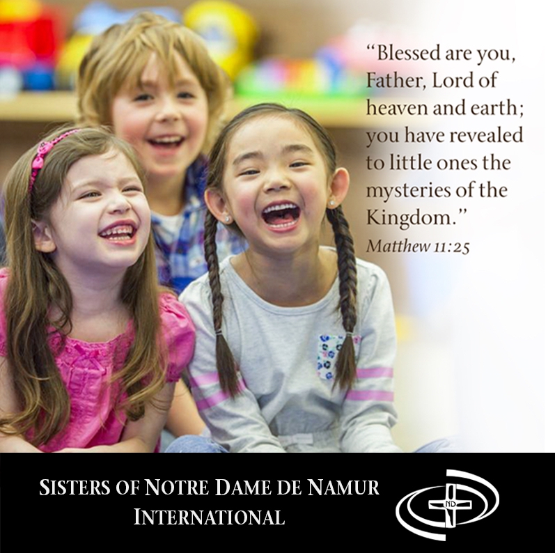 July 16 "Blessed are you, father, Lord od heaven and earth; you have revealed to little ones the mysteries of the Kingdom." Matthew 11:25