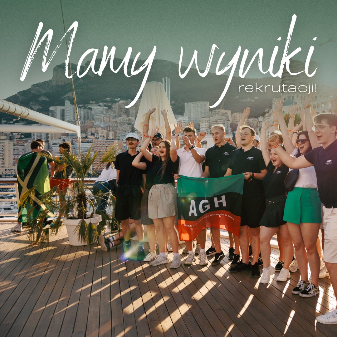 Zakończył się 1. cykl rekrutacji na studia I stopnia w AGH! 🎓

📥 Ponad 19 tys. podań!
📊 Na kierunku Cyberbezpieczeństwo – aż 16 osób na miejsce!
➡️ Sprawdź szczegóły: bit.ly/40IDJMz

#agh #rekrutacja #studia

fot.  KSAF / Maciej Talar