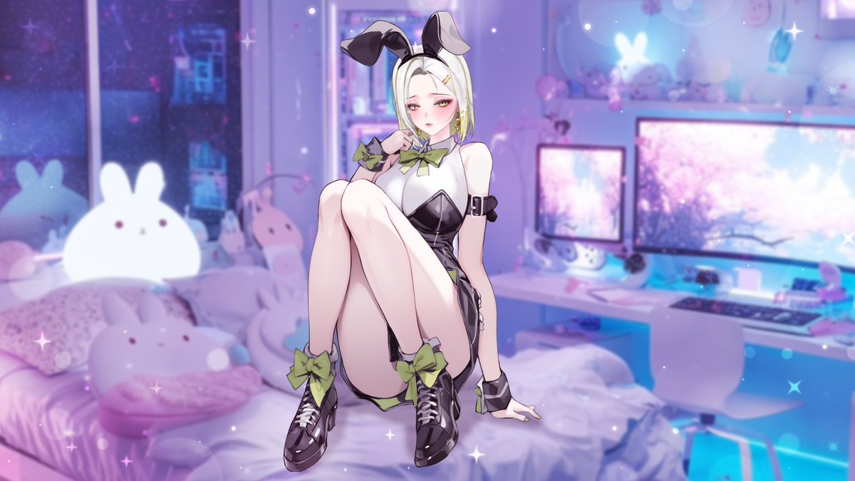 seldea9's tweet image. &quot;ウサギは寂しいと死んでしまうんだよ？₍ᐢ.ˬ.ᐢ₎&quot;
#Vtuber #KRVtuber