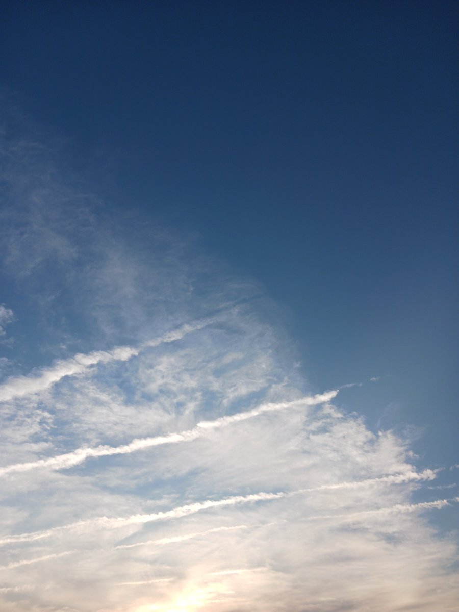 ImagesCoast's tweet image. Part Two of the July 5th 2025 chemical attack!
Airlines leave trails of chemicals in the sky over Nova Scotia, Canada.
July 05 2025 #chemtrails #nanotech #NovaScotia #DeepState
