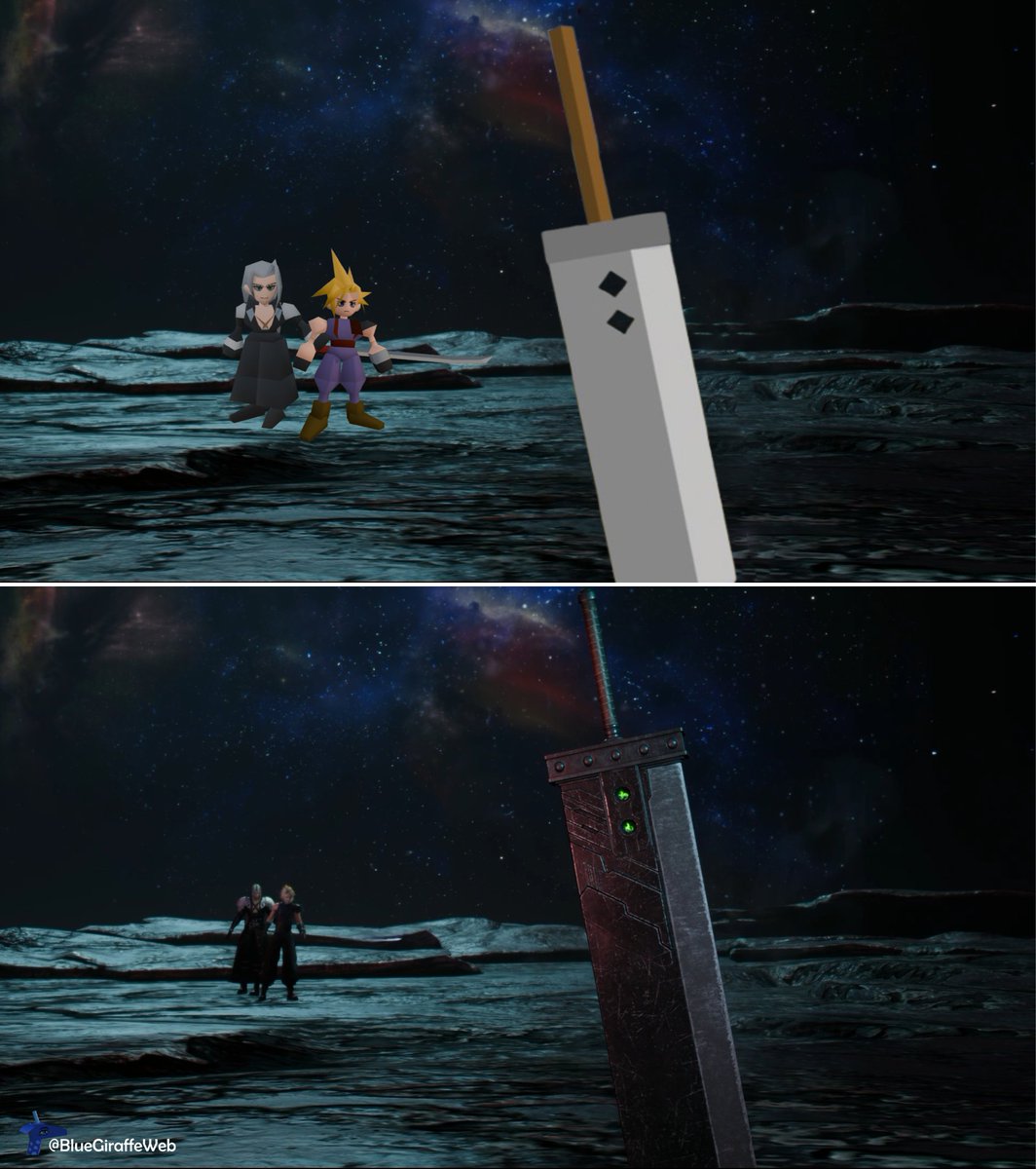 "All too easy."

#FF7 #FinalFantasy #CloudStrife #Sephiroth #SquareEnix