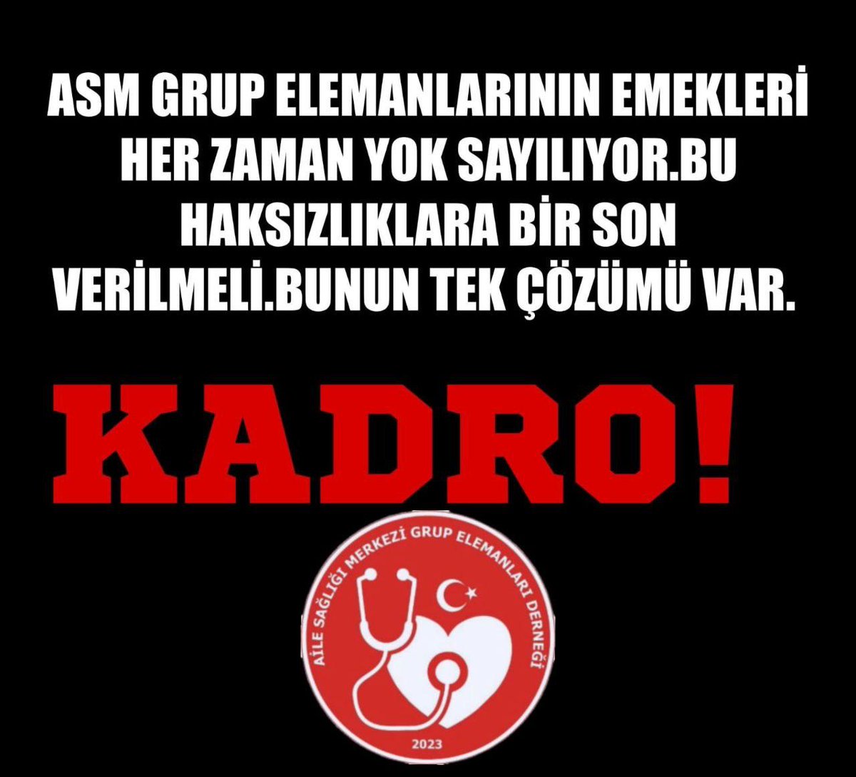 HATİCE (@haticeekinci_87) on Twitter photo Maaşımızı doktordan değil devletten almak istiyoruz
<a href="/drmemisoglu/">Prof. Dr. Kemal Memişoğlu</a>
<a href="/isikhanvedat/">Prof. Dr. Vedat Işıkhan</a> <a href="/memetsimsek/">Mehmet Simsek</a> <a href="/saglikbakanligi/">T.C. Sağlık Bakanlığı</a> <a href="/csgbakanligi/">T.C. Çalışma ve Sosyal Güvenlik Bakanlığı</a> <a href="/HMBakanligi/">T.C. Hazine ve Maliye Bakanlığı</a> <a href="/RTErdogan/">Recep Tayyip Erdoğan</a> <a href="/sagliklicozum/">T.C. Sağlık Bakanlığı Sağlıklı Çözüm</a> <a href="/TBMMresmi/">TBMM</a> <a href="/TBMMGenelKurulu/">TBMM Genel Kurulu</a> <a href="/Akparti/">AK Parti</a>
#ElemanDeğilSağlıkçı Maaşımızı doktordan değil devletten almak istiyoruz
<a href="/drmemisoglu/">Prof. Dr. Kemal Memişoğlu</a>
<a href="/isikhanvedat/">Prof. Dr. Vedat Işıkhan</a> <a href="/memetsimsek/">Mehmet Simsek</a> <a href="/saglikbakanligi/">T.C. Sağlık Bakanlığı</a> <a href="/csgbakanligi/">T.C. Çalışma ve Sosyal Güvenlik Bakanlığı</a> <a href="/HMBakanligi/">T.C. Hazine ve Maliye Bakanlığı</a> <a href="/RTErdogan/">Recep Tayyip Erdoğan</a> <a href="/sagliklicozum/">T.C. Sağlık Bakanlığı Sağlıklı Çözüm</a> <a href="/TBMMresmi/">TBMM</a> <a href="/TBMMGenelKurulu/">TBMM Genel Kurulu</a> <a href="/Akparti/">AK Parti</a>
#ElemanDeğilSağlıkçı