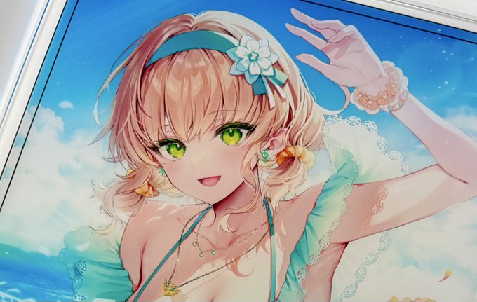 夏コミグッズ②色校〜発色良!
こっちは恒例の少数制作グッズですが今回はなかなかプレミアムな一品になる予定
お顔も可愛く微修正してます🥳 