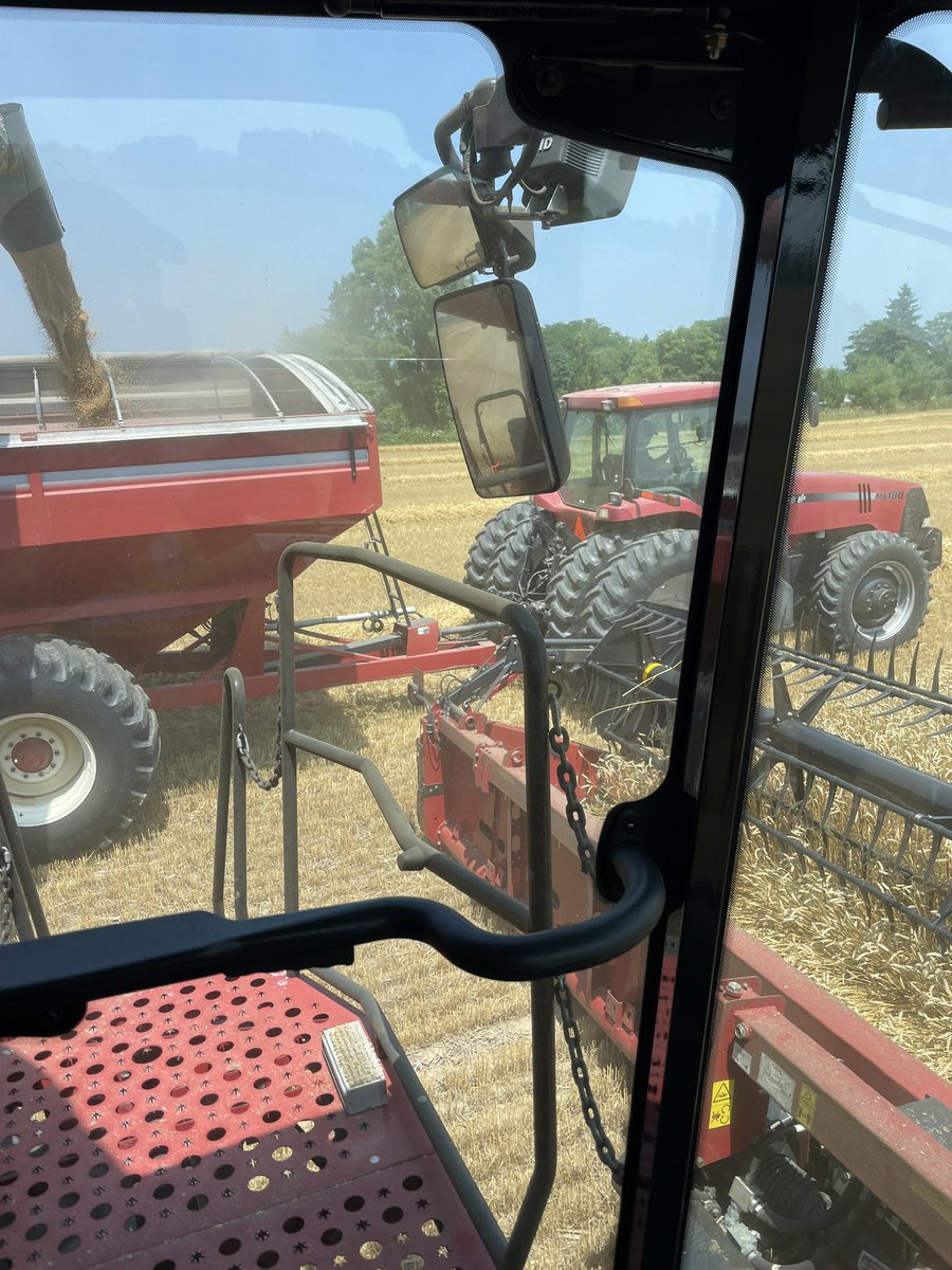 #harvest2025 going, dry grain and dry straw. 👍