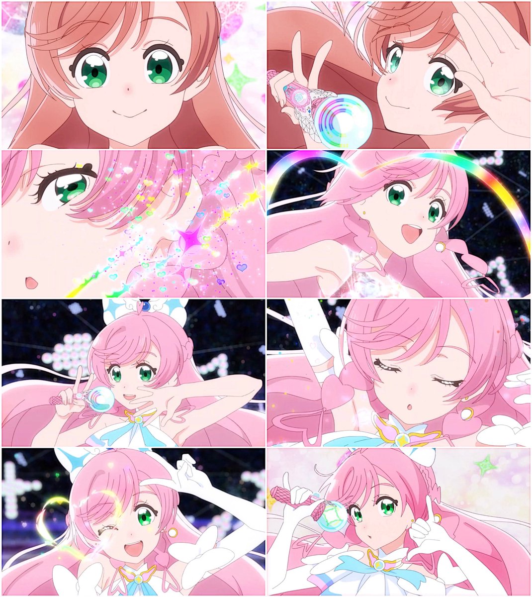 プリズムの変身バンク、動き、ポーズ、表情、全て良いのでまずは見た事無い人は見てください