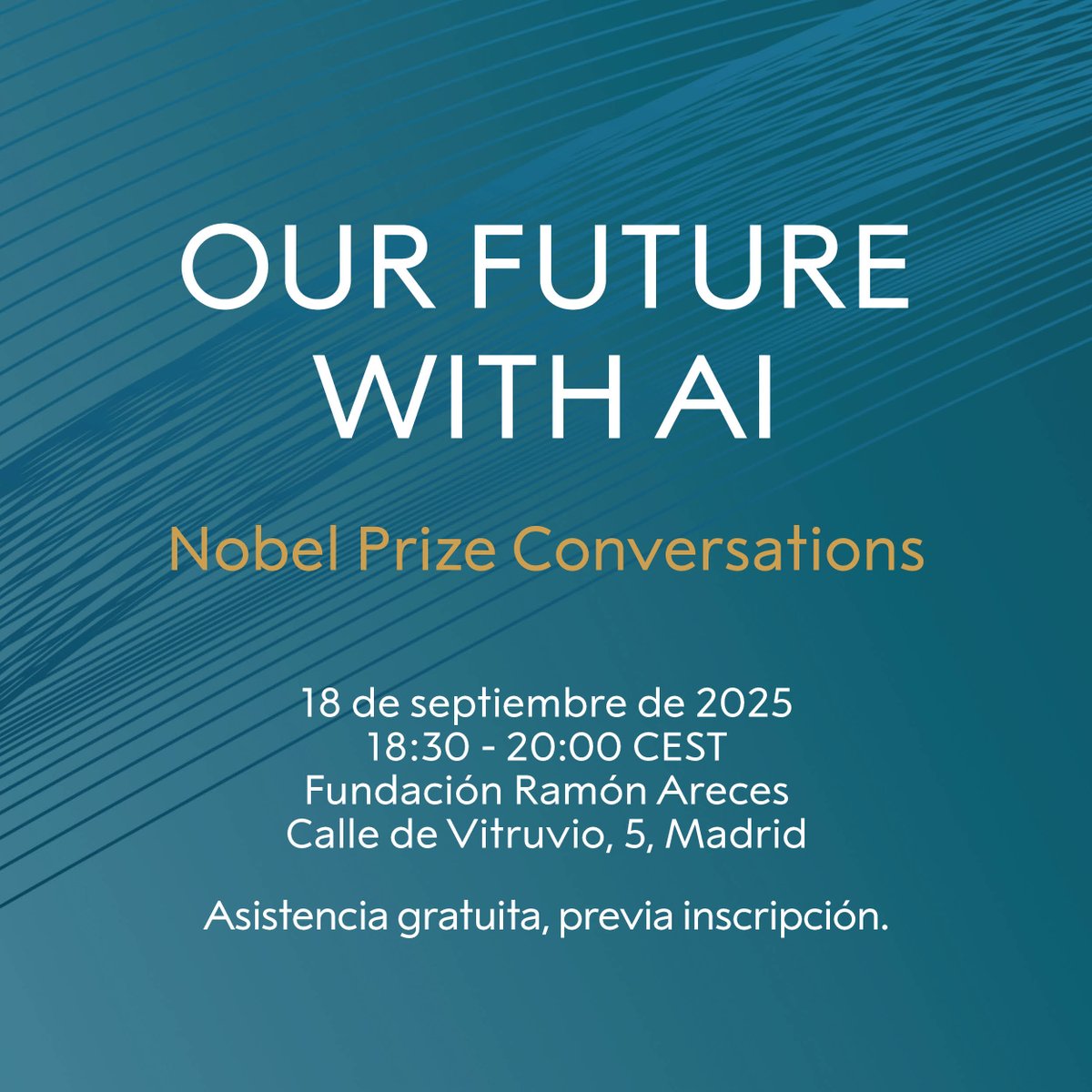 📌 El 18 de septiembre celebramos una nueva edición de las "Nobel Prize Conversations" en la #frAreces

Ven a descubrir la visión de los #nobel de #Fisica Geoffrey Hinton (2024) y Serge Haroche (2012) sobre el #futuro de la #InteligenciaArtificial #IA ⇨ fundacionareces.es/fundacionarece…