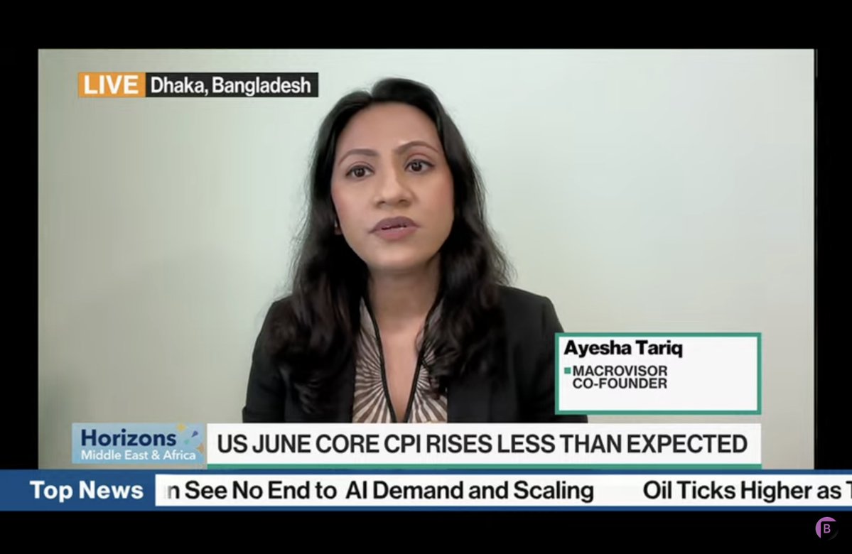 AyeshaTariq's tweet image. Always amazing to start the day with @JoumannaTV on Bloomberg TV, this time live from my hometown. 😊
Today, we discussed the CPI numbers, a potential shadow Fed Chair situation, earnings, and what we're watching in the markets.
bloomberg.com/news/videos/20…