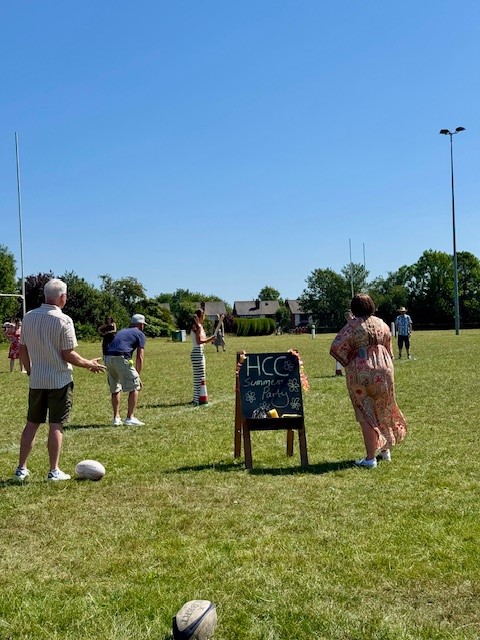 🍭☀️ HCC Summer Party ☀️🍭

We braved the 30° heat for a game of rounders, grooved to a live sax 🎷, filled up on delicious pizzas, burgers, and some questionable looking candy floss 🤣.
 
We also had ice cream served with a smile by our very own Brian Coghlan 🍦🍔🍕🍹