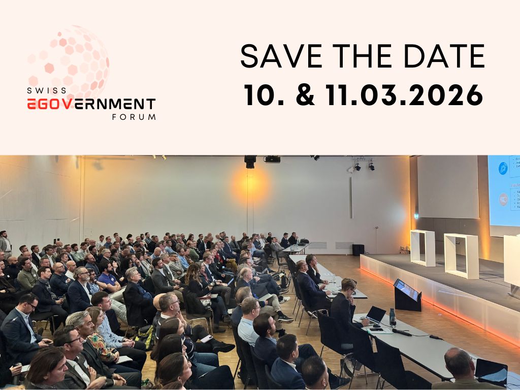 Das Swiss eGovernment Forum findet am 10. &amp; 11. März 2026 in Bern statt. Wir werden X nicht mit laufenden Newsbeiträgen versorgen. Wir freuen uns, wenn Sie uns auf LinkedIn, Facebook oder Instagram folgen, um die neusten Informationen zu erhalten.