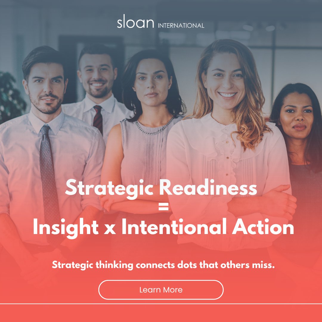 JuliaASloan's tweet image. Strategic thinking connects dots that others miss. It’s how high-performing leaders turn complexity into clarity—and opportunity into results. I help you build that capacity, step by step.
sloaninternationalconsulting.com/services/
*
*
#StrategicThinking #LearningLabs #JourneyToMastery