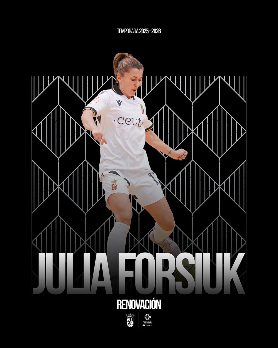 ✍️ La AD Ceuta FC Femenino renueva a Julia Forsiuk para la temporada 2025‑26

🔗 adceutafc.com/la-ad-ceuta-fc…‑26/

#SiempreADCeutaFC ⚪️⚫️
#JuliaForsiuk