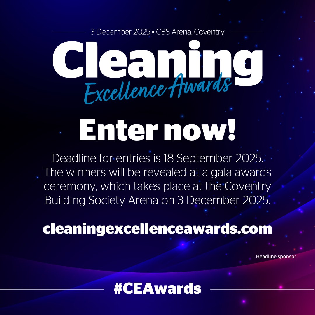 🚨 Entries for the Cleaning Excellence Awards 2025 are open! 🚨 

Don't miss the Client Collaboration Award! 🏆 Deadline: Sept 18, 2025, 23:59. 

Explore all categories and enter for FREE: cleaningexcellenceawards.com/2025/en/page/c… 

#CleaningExcellence #Awards2025 #ClientCollaboration