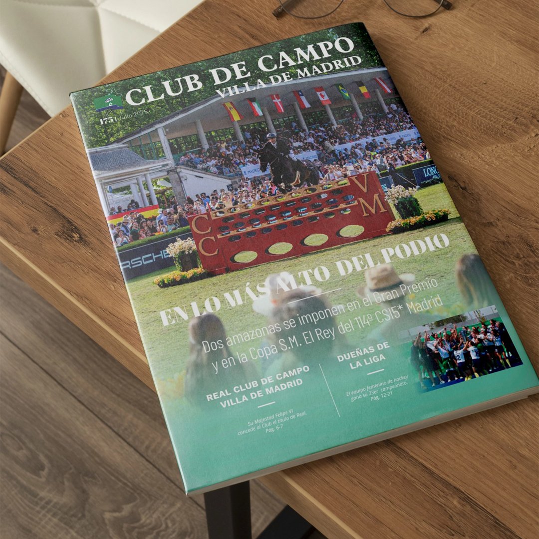 📢 Nuevo número de la #RevistaRCCVM

👉🏻 Los mejores saltos de hípica con el 114º CSI5* Madrid, campeonas de la liga de hockey, Real Club de Campo Villa de Madrid y mucho más.

¡Aquí la tienes! Léela.
issuu.com/.../revista_cc…...

#SomosRCCVM #RCCVM