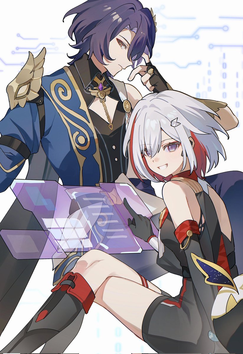 MinamiYORI_'s tweet image. #HonkaiStarRail 
#Topaz 
#drratio 
🥹🥹