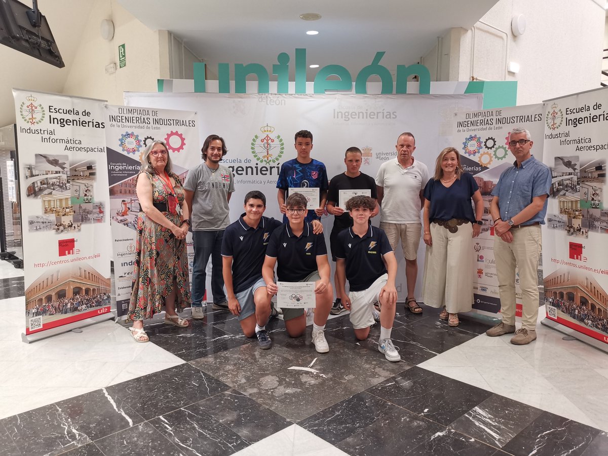 unileon's tweet image. 🏆 ¡León arrasa en la Olimpiada Nacional de Ingenierías Industriales!
👨🔬 @scjesuitasleon : 1º puesto nacional en ESO
⚓ @IESJUANDLENZINA : 2º nacional en Bachillerato y 1º en Logística Naviera
🙌 Gracias a la preparación en la fase local de la @IngenieriasLeon 💡
Enhorabuena