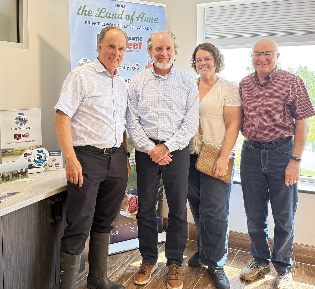Atlantic Beef Products Inc. (@atlanticbeef) on Twitter photo It was a pleasure to welcome CFIA president Paul MacKinnon and Lynn MacVicar, Director of Operations to Atlantic Beef Products Inc. for a good discussion on industry issues and opportunities. <a href="/WayneEaster/">Hon. Wayne Easter.</a>, ABPI chair (right) and <a href="/RussMallard/">Russ Mallard</a> ABPI president (left). It was a pleasure to welcome CFIA president Paul MacKinnon and Lynn MacVicar, Director of Operations to Atlantic Beef Products Inc. for a good discussion on industry issues and opportunities. <a href="/WayneEaster/">Hon. Wayne Easter.</a>, ABPI chair (right) and <a href="/RussMallard/">Russ Mallard</a> ABPI president (left).