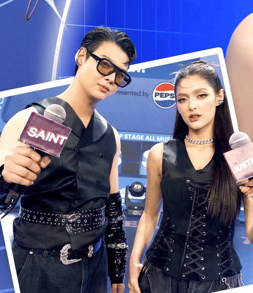 ✨พฤหัสบดีนี้พบกับ MC #Saint_sup  และSpecial Mc #JustmineJMNK พร้อมความสนุกที่จัดเต็มในรายการ  T-POP Stage  presented by PEPSI 🤟

🗓️ 17 กรกฎาคม 2568
⏰ 21.45 น. 
📺 ช่อง #WorkPoint23 

All Music you can reach!
#TpopStagepresentedbyPEPSIweek28 / 2025
#TpopStagepresentedbyPEPSI