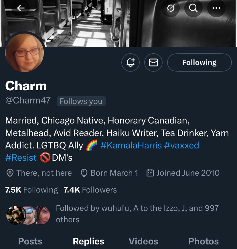 FAM, if you are willing to take a suggestion on a Resister Account to follow. Please, consider ⁦<a href="/Charm47/">Charm</a>⁩. 
🙏🏾🇺🇸🌊✌️🏾