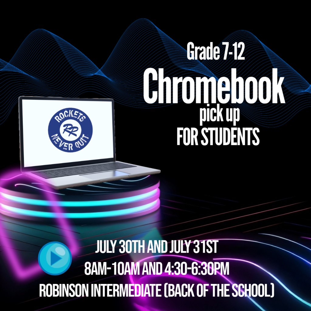 Registration for the 2025-26 school year is now open! Check the graphics for dates and details. #RobinsonISD