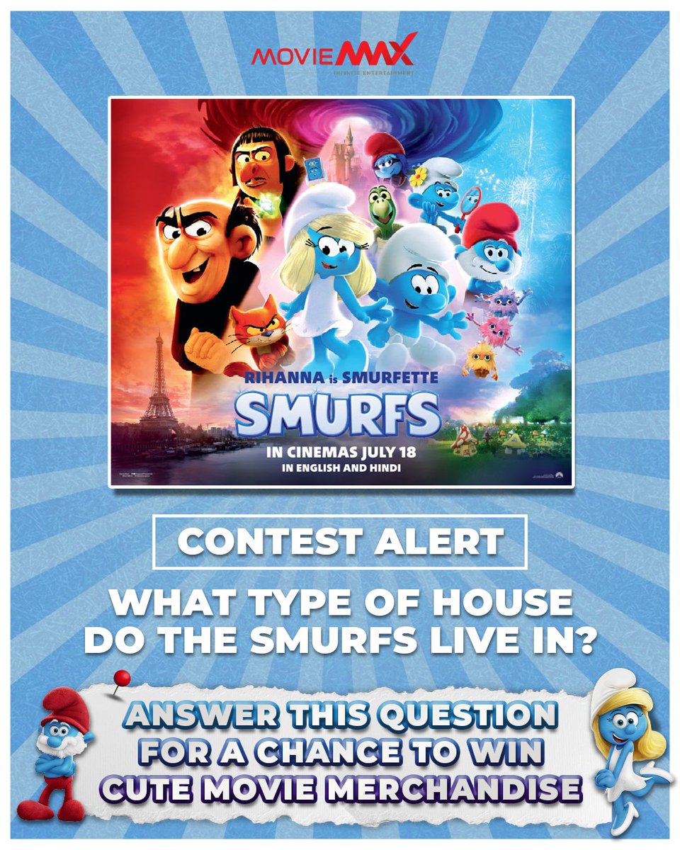 🎉 It's Contest Time! 🎉
Here's your exciting chance to WIN exclusive Smurfs merchandise! 🧙‍♂🎁

Follow these simple steps to enter:
⿡ Drop the correct answer in the comments
⿢ Tag your friends and invite them to participate
⿣ Follow us!

Winners will be announced soon – so