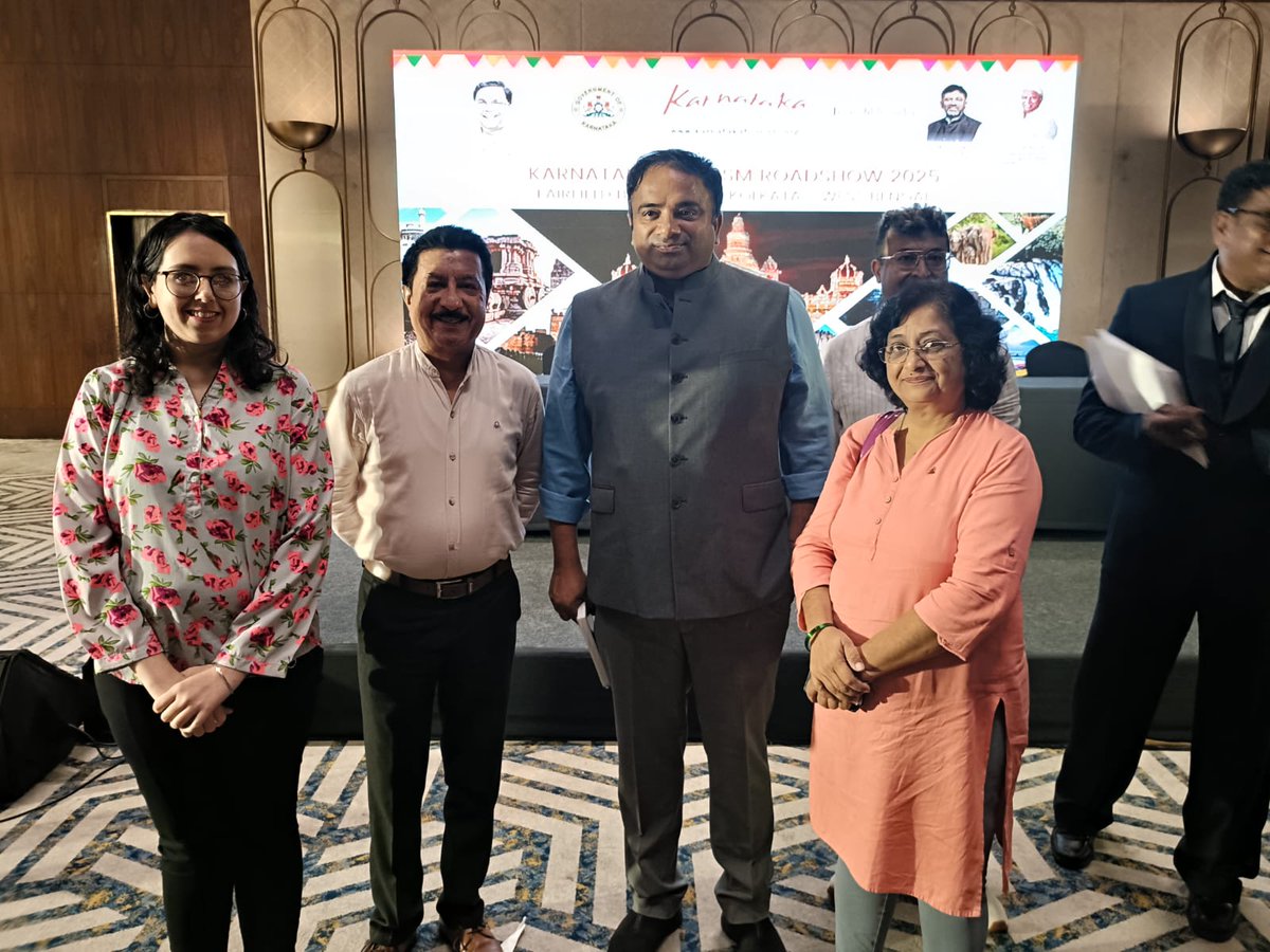 ICIB secretary general Mrs Tinku Gupta met with Dr Rajendra KV,  Managing Director of Karnataka State Tourism Development Corporation in Kolkata.