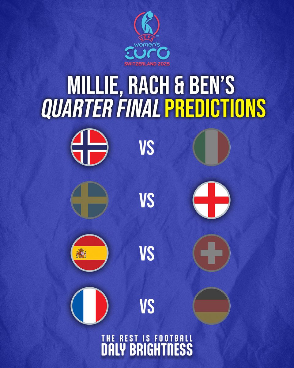 Daly_Brightness's tweet image. Who do YOU think will make it through to the semi-finals? ๐