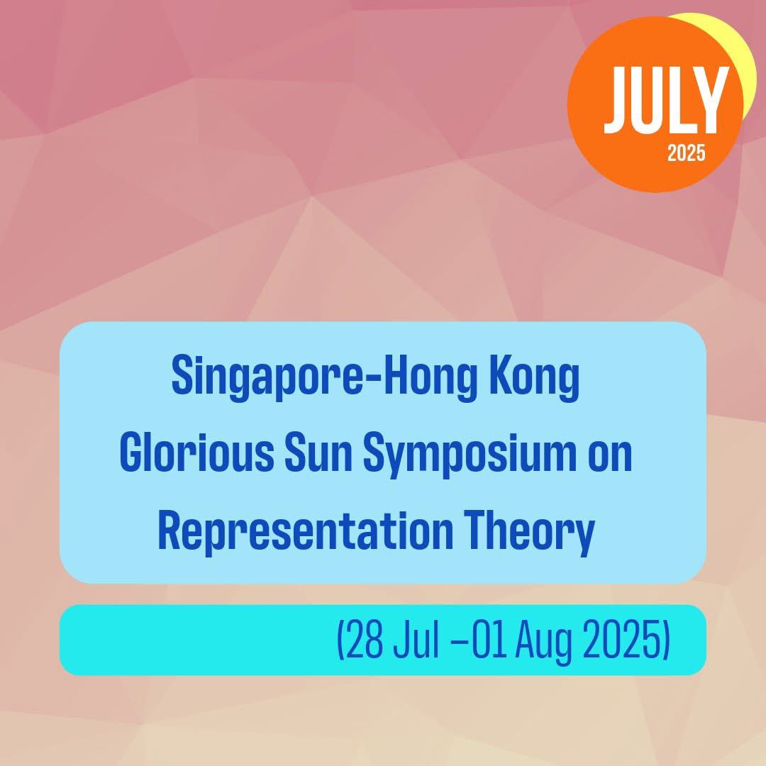 Institute for Mathematical Sciences at NUS tweet media