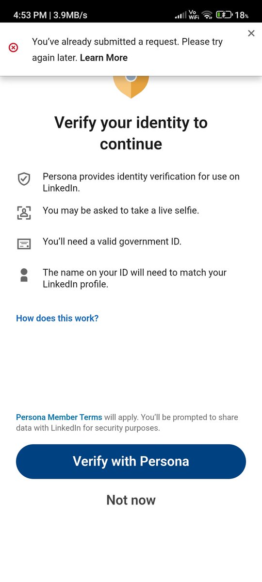 Krish Kumar (@krishkumar92615) on Twitter photo <a href="/LinkedInHelp/">LinkedIn Help</a> <a href="/LinkedIn/">LinkedIn</a> <a href="/LinkedInIndia/">LinkedIn India</a> Help me out!..My LinkedIn with e-mail : kk8969430@gmail.com My LinkedIn ID was hacked and my name was changed.Then when I changed name and password then the ID got restricted. It is asking me to do the verification but it was not happening. <a href="/LinkedInHelp/">LinkedIn Help</a> <a href="/LinkedIn/">LinkedIn</a> <a href="/LinkedInIndia/">LinkedIn India</a> Help me out!..My LinkedIn with e-mail : kk8969430@gmail.com My LinkedIn ID was hacked and my name was changed.Then when I changed name and password then the ID got restricted. It is asking me to do the verification but it was not happening.