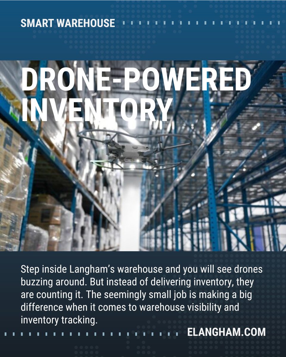 LanghamLogistcs's tweet photo. Drone-powered inventory tracking is here. Langham’s smart warehouse tech ensures faster, safer, and more accurate stock management.

https://t.co/w3Kv7AfU0M

#SmartWarehouse #InventoryInnovation #LanghamLogistics https://t.co/8tmdrCQimJ