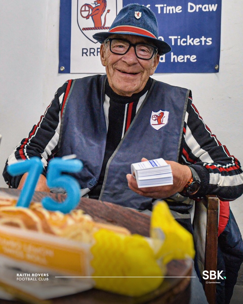💙 Through it all.

Congratulations to Jim McIntosh who last night marked an incredible milestone as he begins his 75th season supporting Raith Rovers.