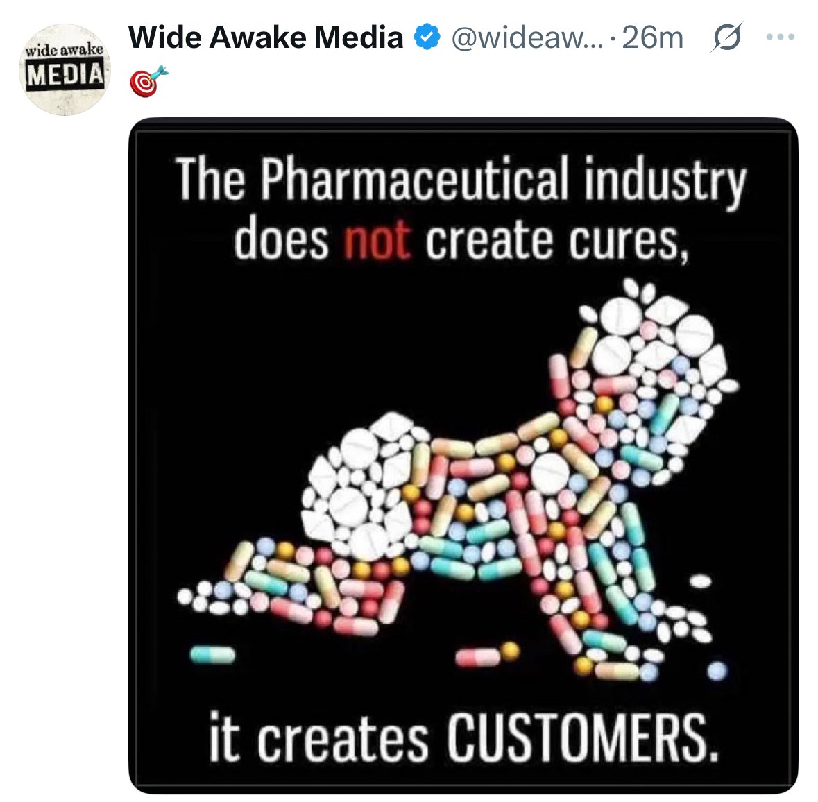 In the 70's, a diagnosis of leukaemia was a death sentence 

Now, over 90% of kids are cured 

Thanks to medicine, science and yes..Big Pharma 

The pharmaceutical industry is far from perfect but yes it has created cures and saved countless lives
