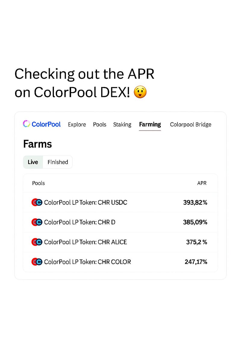 DEFI ON <a href="/Chromia/">Chromia | Power to the Public</a> IS ALIVE <a href="/colorpool_xyz/">ColorPool</a> $CHR