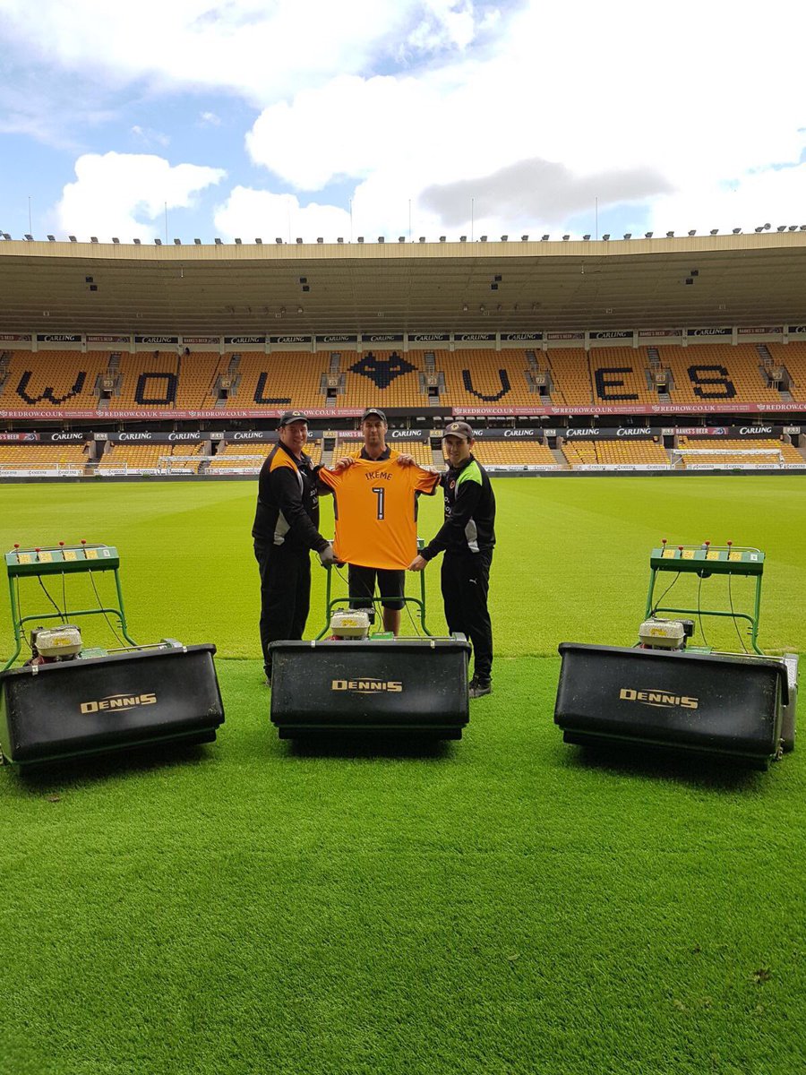 l8ney's tweet photo. Today is the day that Wolves say a very fond farewell to Tim Warwick. Tim has given 20 years of service to the club’s Groundstaff both at Molineux &amp; Compton. A gentle giant in every sense of the word, who will be missed by everyone. Wishing him all the best in his next adventure. https://t.co/Dq9Y197EUv