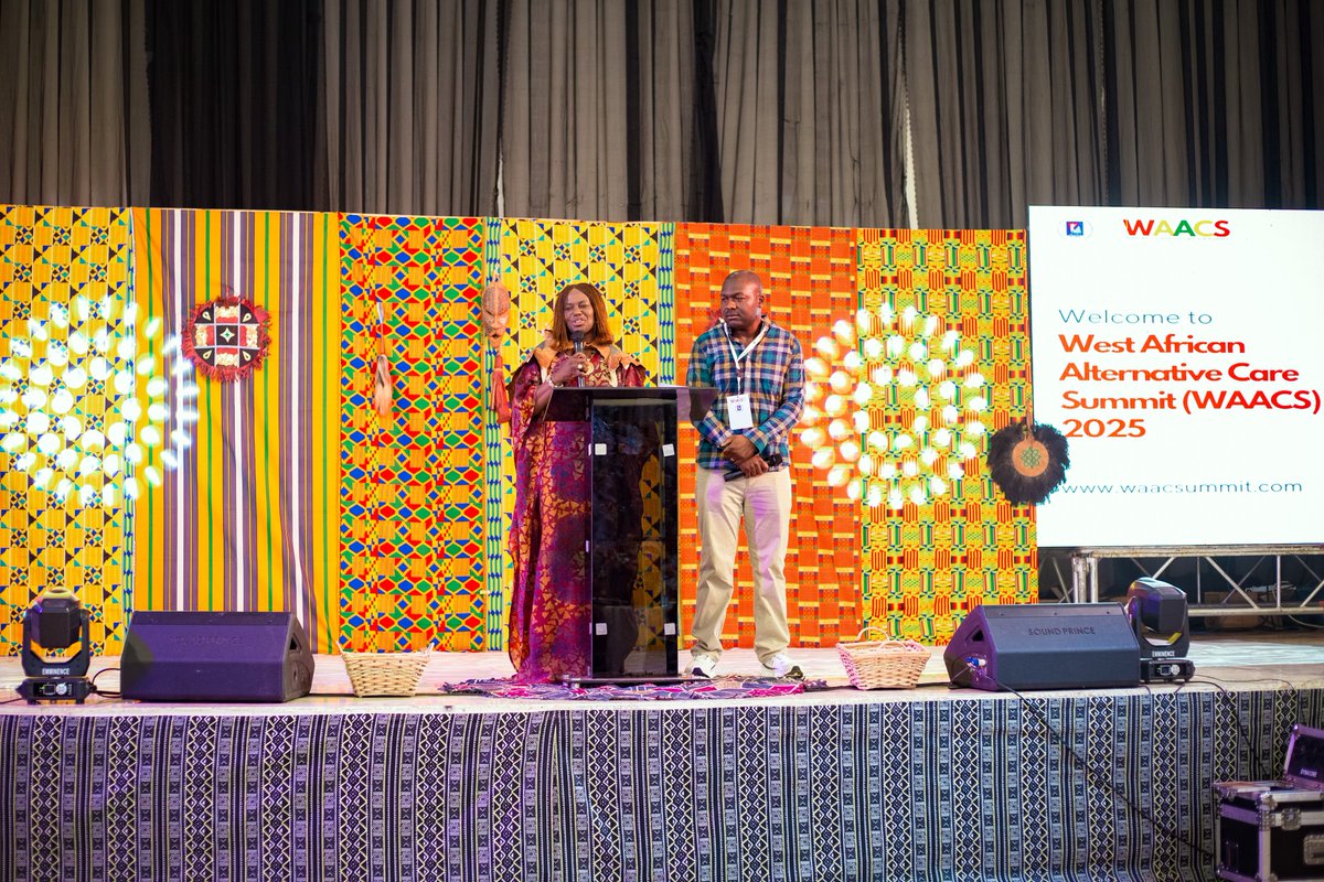 WAACSummit's tweet image. "Thousands of children across Africa live in care" - Sandra Chikan, Convener.

"Children do better in families and stable homes" - Ade Owolo, Co-convener.

She challenged everyone in the room to rethink systems and center care around children and families.

#WAACS2025 #WAACS