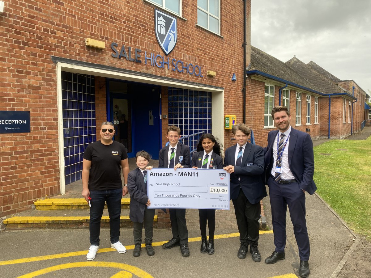 We're delighted to announce our participation in the @Amazon Schools Twinning Project. We're extremely grateful for the £10,000 grant, which will be used to fund a number of projects &amp; will have a huge impact for our students! 🤩🌟